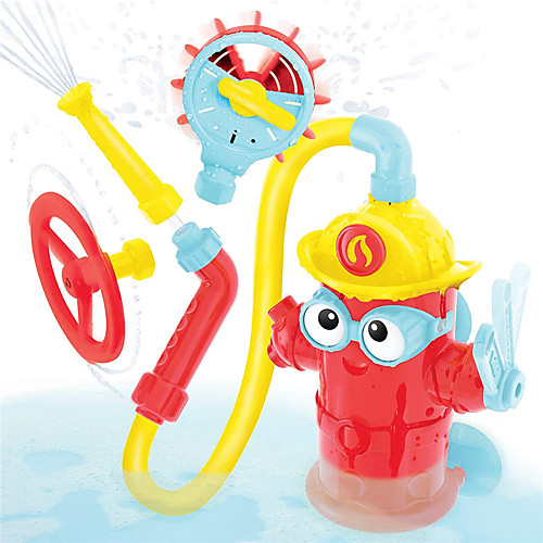 

Fire Hydrant Spray Water Toy Bath Toy Bathtub Pool Toys Water Pool Bathtub Toy Plastic Bathtime Bathroom for Toddlers, Bathtime Gift for Kids & Infants / Kid's