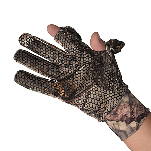 

Men's Climbing Gloves Fishing Gloves Tactical Combat Gloves Anti-Slip Windproof Anti-Wear Camo Spring & Summer Nylon Hunting Fishing Climbing Camping / Hiking / Caving Camouflage / Fingerless Gloves
