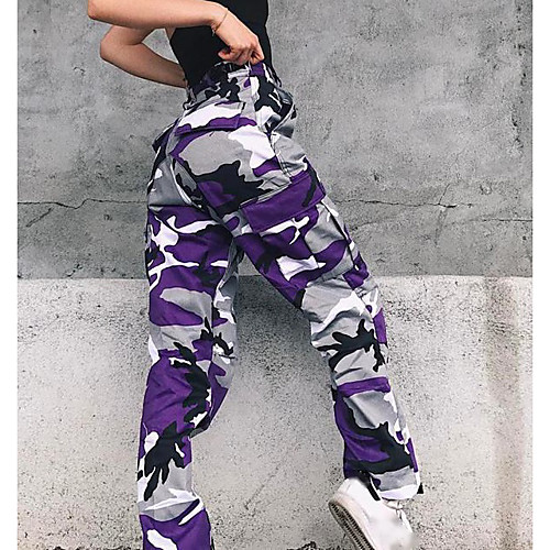 

Women's Casual Athleisure Daily Leisure Sports Pants Multi Color Modern Style Stylish Purple Orange Rose Red Gray