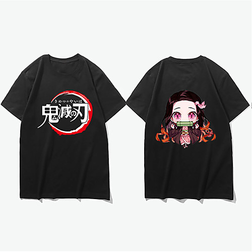 

Inspired by Demon Slayer: Kimetsu no Yaiba Kamado Nezuko Cosplay Costume T-shirt Microfiber Graphic Prints Printing T-shirt For Men's / Women's