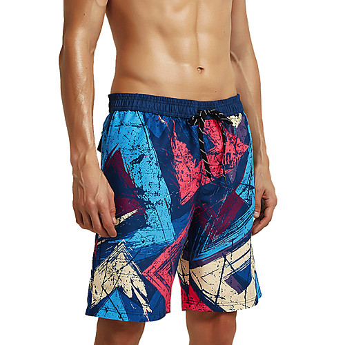 

Men's Swim Shorts Swim Trunks Board Shorts Breathable Quick Dry Drawstring - Swimming Surfing Water Sports Summer