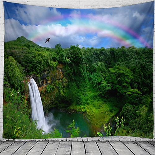 

Wall Tapestry Art Decor Blanket Curtain Hanging Home Majestic Waterfall Scenery Bedroom Living Room