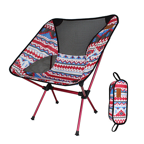 

Camping Chair Multifunctional Portable Breathable Ultra Light (UL) Aluminum Alloy Oxford for 1 person Fishing Beach Camping Autumn / Fall Winter Yellow Red Orange Coffee