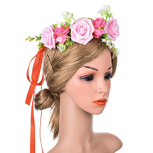 

Cute Sweet Fabric Headpiece with Floral 1 Piece Party / Evening / Holiday Headpiece