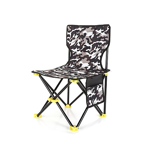 

Camping Chair with Side Pocket Multifunctional Portable Breathable Ultra Light (UL) Oxford for 1 person Fishing Beach Camping Autumn / Fall Winter White Black Red Army Green