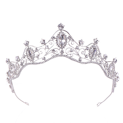 

Wedding Alloy Tiaras with Metal 1 Piece Wedding / Party / Evening Headpiece
