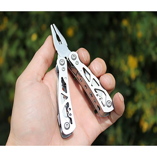 

Multitools Easy to Carry Tools Folding Multi-tool Multifunction Steel Stainless Outdoor Exercise Camping Camping / Hiking / Caving Silver 1 pcs