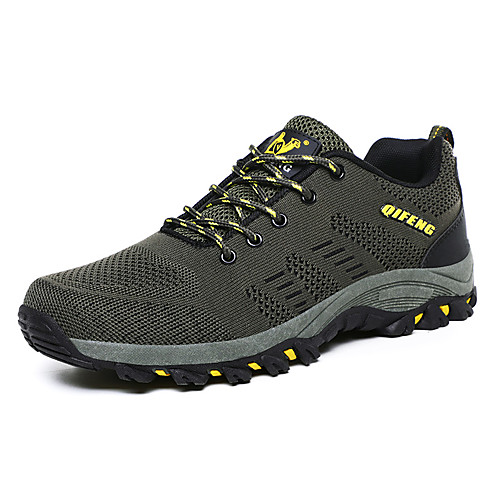 

Men's Hiking Shoes Sneakers Shock Absorption Breathable Wearable Comfortable Hiking Outdoor Exercise Running Spring, Fall, Winter, Summer Black Army Green Grey