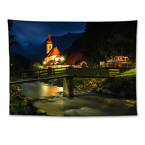 

Wall Tapestry Art Decor Blanket Curtain Hanging Home Bedroom Living Room Polyester Night Church