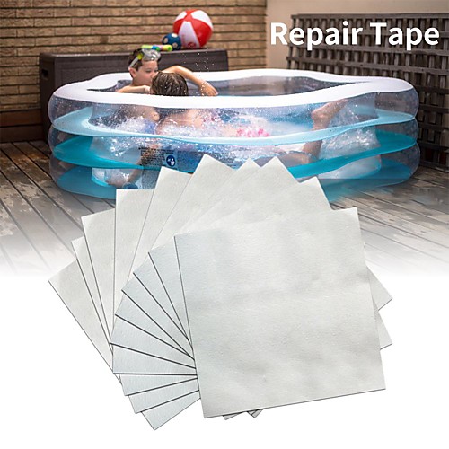 

10pcs Swimming Float Repair Kit PVC Puncture Patch Glue Adhesive For Inflatable Toy Pools Air Bed Dinghies