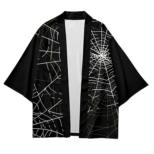 

Men's Shirt 3D Print Spider Animal 3D Print Short Sleeve Daily Tops Casual Fashion Black