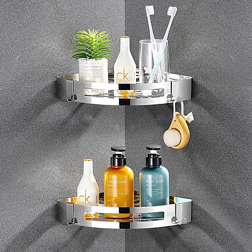 

Bathroom Shelf Toilet Toilet Vanity Triangle Towel Storage Wall-free Punching Wall Hanging Bathroom 1pc