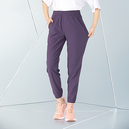 

Women's Hiking Pants Trousers Solid Color Outdoor Regular Fit Breathable Quick Dry Soft Comfortable Spandex Bottoms Black Purple Hunting Fishing Camping / Hiking / Caving S M L XL XXL