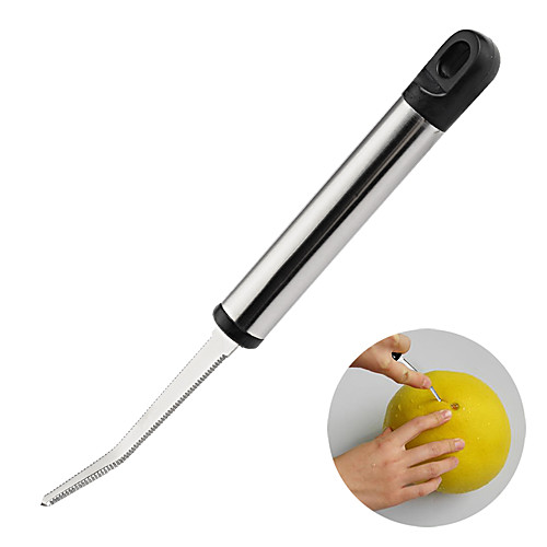 

Pomelo Knife Shaddock Knife Serrated Stainless Steel Citrus Peeler with Hanging Hole Grapefruit Knife Peeler Scoop Creative Fruit Tools Kitchen Gadgets Easy and Convenient