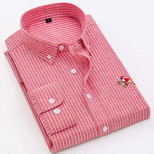 

Tuxedos Slim Fit Single Breasted More-button Spandex / Polyester Stripes