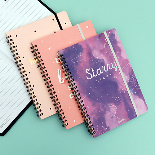 

Small Fresh Coil Notebook Simple Ins Wind Rollover Spiral Notebook Creative Student Diary Notepad Customization