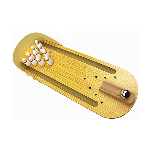 

Mini Bowling GameMini Wooden Tabletop Bowling Game for Kids and Adults