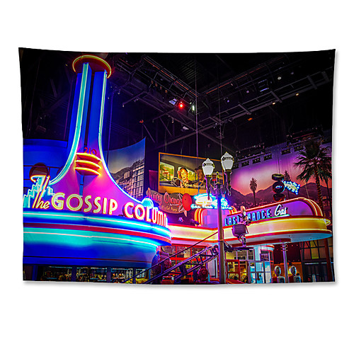 

Wall Tapestry Art Decor Blanket Curtain Hanging Home Bedroom Living Room Polyester Amusement Park