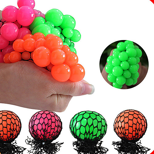 

1 pc Rainbow Stress Ball Fidget Toy with Colorful Beads Inside Stress Balls for Stress Relief Ball for Adults