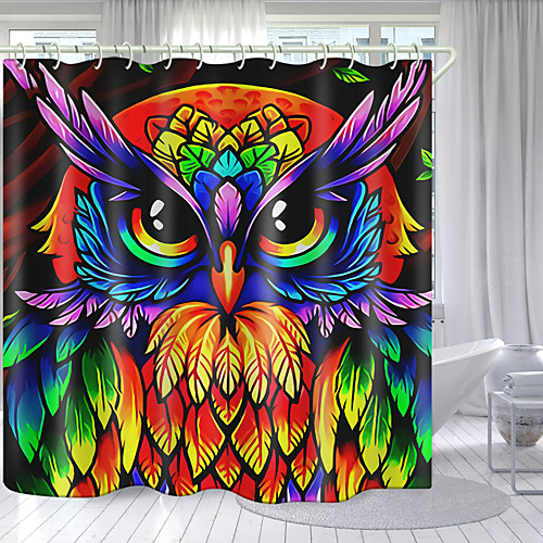 

Shower Curtains & Hooks Modern Polyester New Design