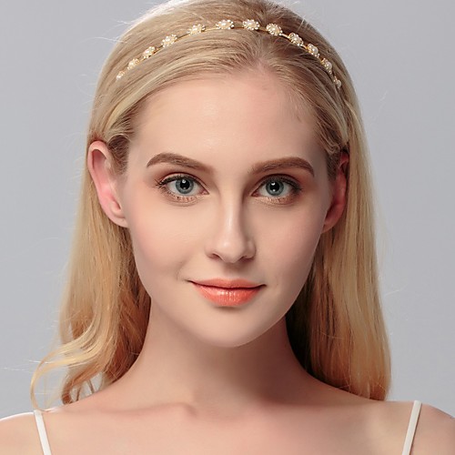 

Wedding Bridal Crystal Headpiece with Crystal 1 Piece Wedding / Special Occasion Headpiece