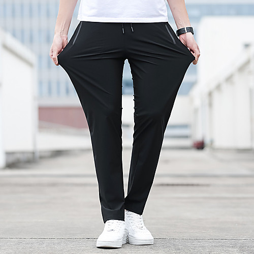 

Men's Hiking Pants Trousers Solid Color Outdoor Regular Fit Breathable Ventilation Ultraviolet Resistant Shockproof Pants / Trousers Black Hunting Fishing Beach M L XL XXL XXXL