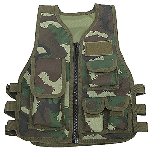

Hiking Vest / Gilet Fishing Vest Military Tactical Vest Outdoor Lightweight Breathable Quick Dry Sweat wicking Jacket Top Climbing Desert Camouflage ACU camouflage cp camouflage khaki edge CP
