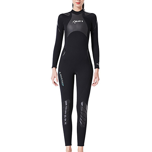 

Women's One Piece Rash Guard Swimsuit UV Protection Quick Dry Water Sports Solid Color Color Block Black Swimwear Bodysuit High Neck Bathing Suits New Classic Modern / Activewear / Outdoor / Zipper