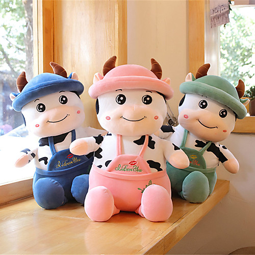 

Plush Toy Sleeping Pillow Stuffed Animal Plush Toy Bull Cow Pillow Animals Gift Cute Soft Plush Imaginative Play, Stocking, Great Birthday Gifts Party Favor Supplies Boys and Girls Kid's Adults'