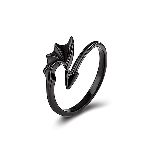 

Ring Vintage Style Black Silver Copper Angel Wings Statement Personalized Simple 1pc Adjustable / Women's / Couple's / Open Cuff Ring / Adjustable Ring