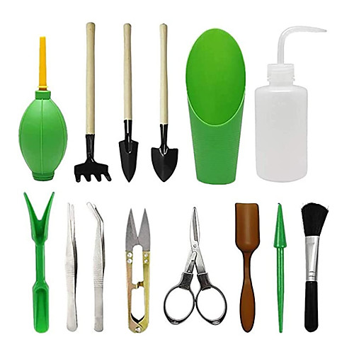 

Mini Garden Tools Sets Succulent Plants Bonsai Miniature Planting Flower Garden Outdoor Digging Transplanting Hand Tools