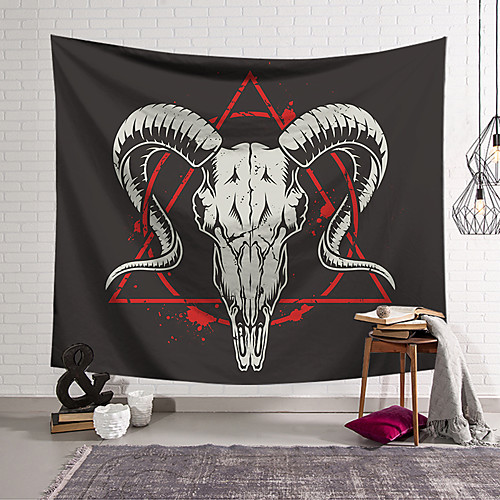 

Wall Tapestry Art Decor Blanket Curtain Hanging Home Bedroom Living Room Decoration Polyester Antelope Head