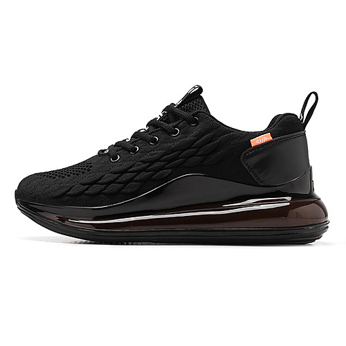 

Men's Trainers Athletic Shoes Sporty Athletic Running Shoes Basketball Shoes Tissage Volant Breathable Non-slipping Shock Absorbing Booties / Ankle Boots Almond Black Yellow Spring Summer