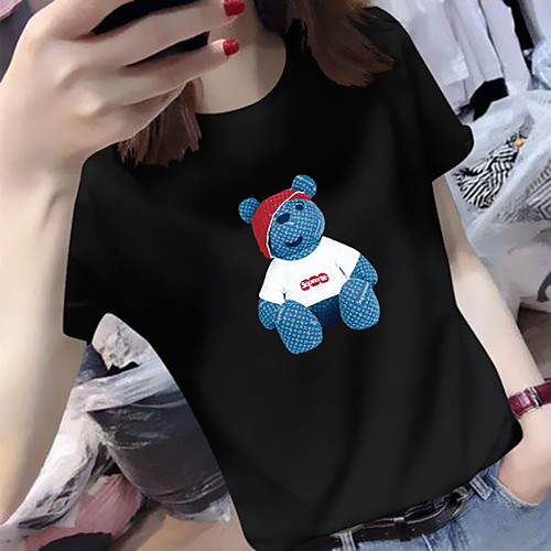 

Women's Tee / T-shirt Pure Color Crew Neck Spandex Sport Athleisure Top Short Sleeves Breathable Soft Comfortable Everyday Use Casual Daily Outdoor