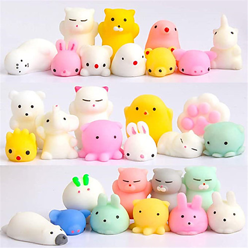 

Squishy Squishies Squishy Toy Squeeze Toy / Sensory Toy 30 pcs Mini Animal Stress and Anxiety Relief Kawaii Mochi For Kid's Adults' Boys and Girls