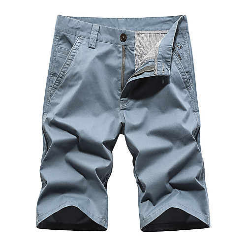 

Men's Hiking Shorts Hiking Cargo Shorts Solid Color Outdoor 10 Breathable Multi-Pockets Wear Resistance Cotton Shorts Army Green Grey Khaki Dark Blue Light Blue Hunting Fishing Climbing 30 35 36 38