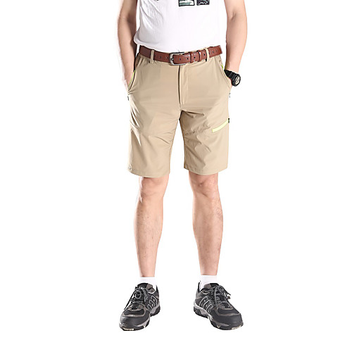 

Men's Hiking Shorts Hiking Cargo Shorts Summer Outdoor 10 Quick Dry Breathable Comfortable Sweat-Wicking Nylon Shorts Black Dark Gray Khaki Green Climbing Camping / Hiking / Caving Traveling M L XL
