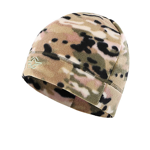 

Men's Fishing Hat Hunting Hat Thermal Warm Fleece Lining Soft Solid Color Fall & Winter Terylene Hunting Fishing Camping / Hiking / Caving Everyday Use Black Yellow Camouflage Green