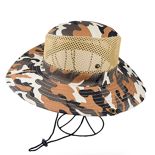 

Men's Hats Fishing Hat Portable Ultraviolet Resistant Breathability Comfortable Camo Spring & Summer Terylene Hunting Fishing Camping / Hiking / Caving Everyday Use Camouflage Color Camouflage