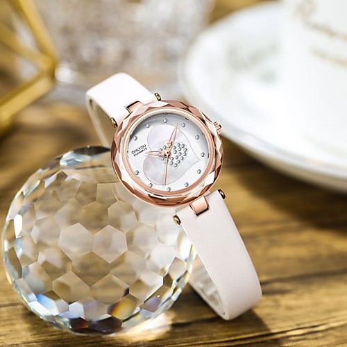 

Women's Quartz Watches Analog Quartz Stylish Elegant Water Resistant / Waterproof Diamond / Genuine Leather / Genuine Leather