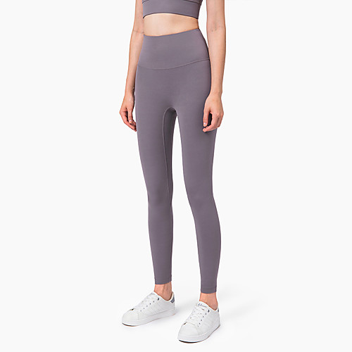 

Women's High Waist Yoga Pants Cropped Leggings Tummy Control Butt Lift Breathable Solid Color Black Blue Pink Nylon Spandex Yoga Fitness Gym Workout Winter Sports Activewear Stretchy Skinny