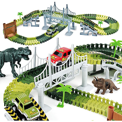 

Toy Race Car & Track Sets Train Compact Track & Multi Terrain Loader Underground - Longwall Triceratops Jurassic Dinosaur Stegosaurus Parent-Child Interaction PPABS Kid's Child's All Toy Gift 1 pcs