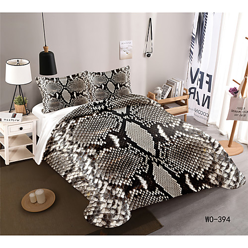

3-Piece Duvet Cover Set Hotel Bedding Sets Comforter Cover with Soft Lightweight Microfiber, Include 1 Duvet Cover, 2 Pillowcases for Double/Queen/King