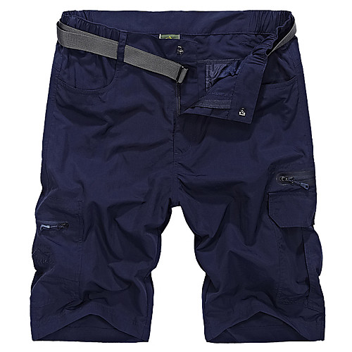 

Men's Hiking Shorts Hiking Cargo Shorts Tactical Shorts Ventilation Multi-Pockets Quick Dry Breathable Summer Solid Colored Nylon Bottoms for Hunting Fishing Casual Dark Gray Khaki Green M L XL XXL