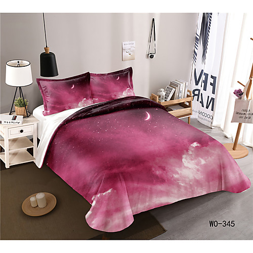 

3-Piece Duvet Cover Set Hotel Bedding Sets Comforter Cover with Soft Lightweight Microfiber, Include 1 Duvet Cover, 2 Pillowcases for Double/Queen/King