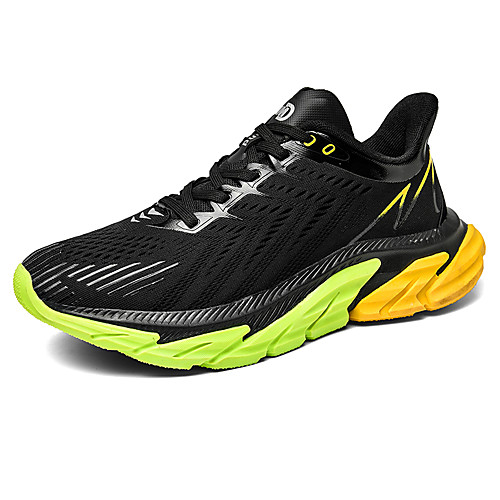 

Men's Trainers Athletic Shoes Sporty Daily Tissage Volant Breathable Non-slipping Wear Proof Black Blue Gray Spring Summer