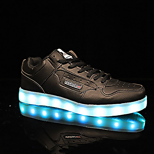 

Unisex Sneakers Casual Daily Walking Shoes PU Breathable Non-slipping Wear Proof White Black Spring