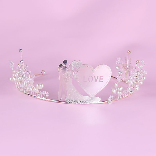 

Wedding Cutouts Alloy Tiaras with Metal 1 Piece Wedding / Party / Evening Headpiece