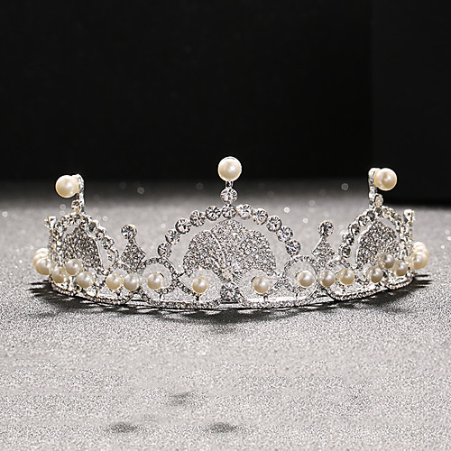 

Wedding Alloy Tiaras with Metal 1 Piece Wedding / Party / Evening Headpiece