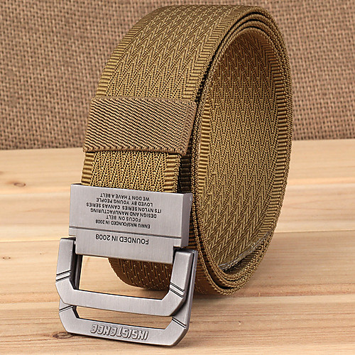 

Men's Military Tactical Belt Breathable Wearable Quick Release for Solid Colored Nylon Fall Spring Summer